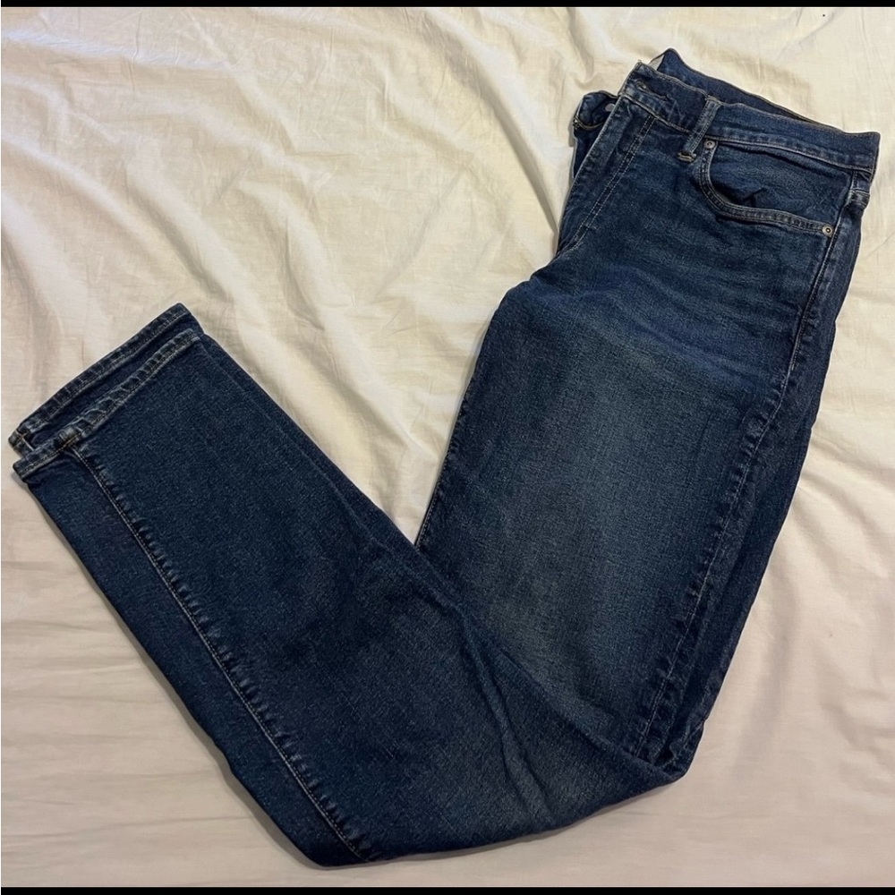 J. Crew Men's Skinny Jeans - Dark Blue